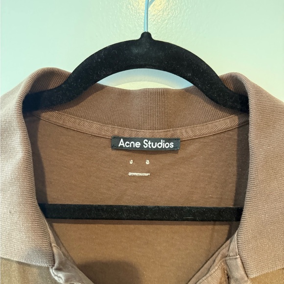 Acne Studios Brown Men’s Polo Shirt - Picture 5 of 6